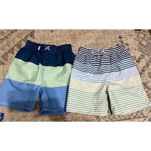 Boys Rugged Butts Swim Trunks Lot Of Two Size 8